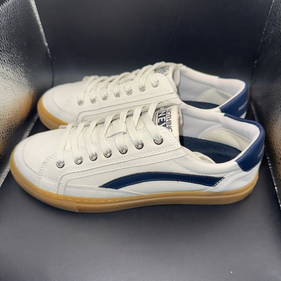 Size 7.5 - Nothing New Saga One Sneakers Blue/White Wmns, Gently Worn, Great - Picture 2 of 10